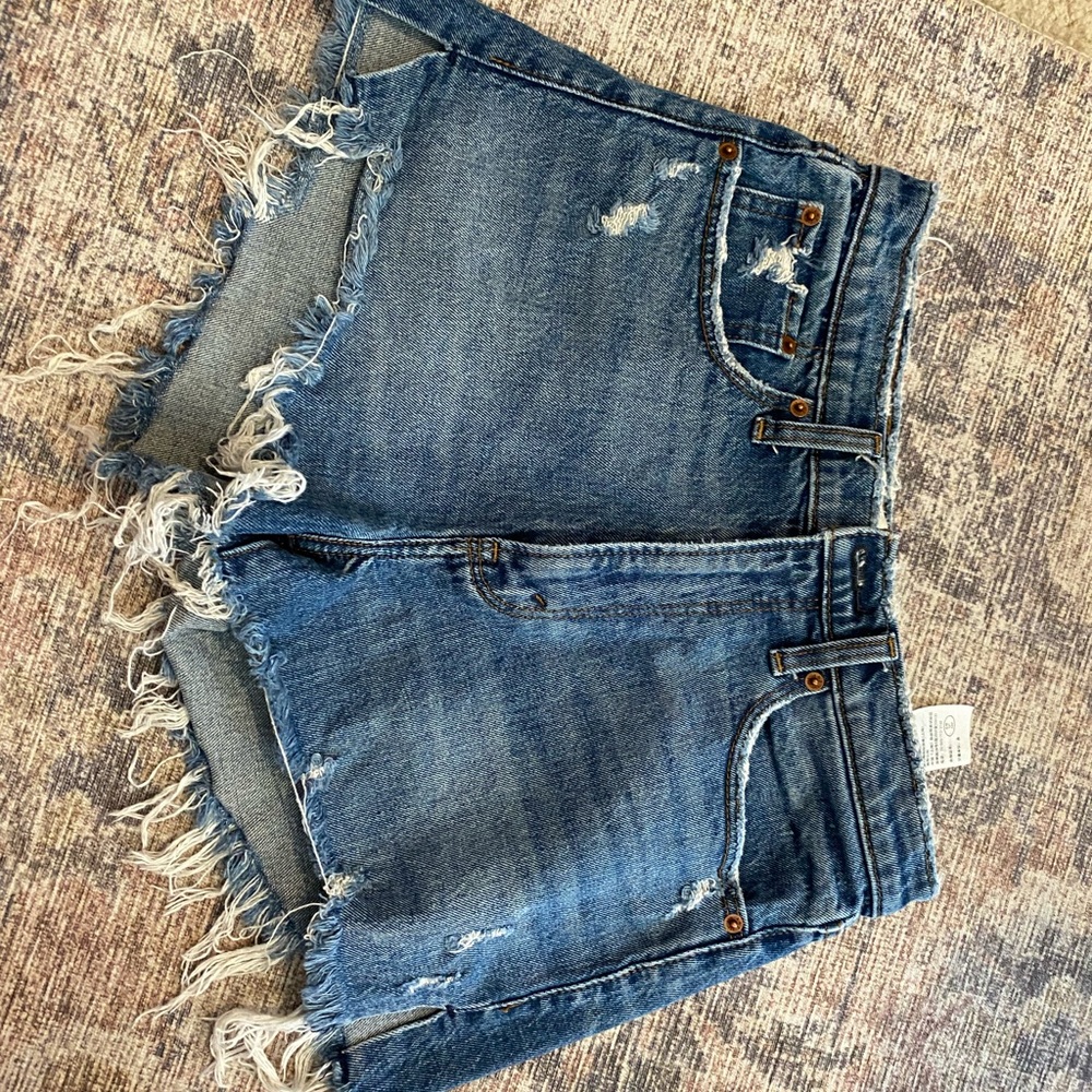 Abercrombie High Rise Mom Shorts